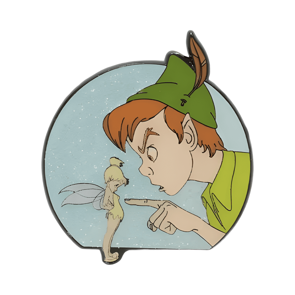 Peter Pan Scolding Tinker Bell Disney pin