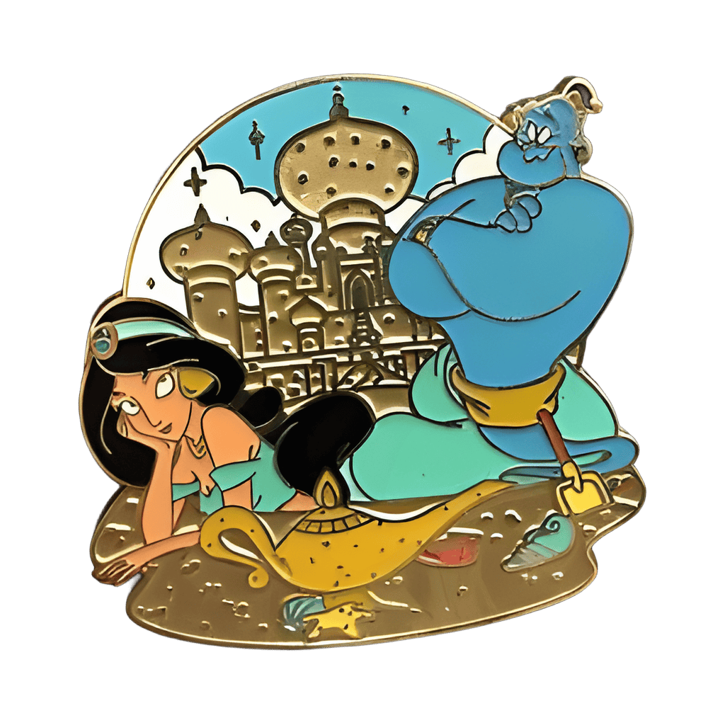 Jasmine and Genie Disney pin