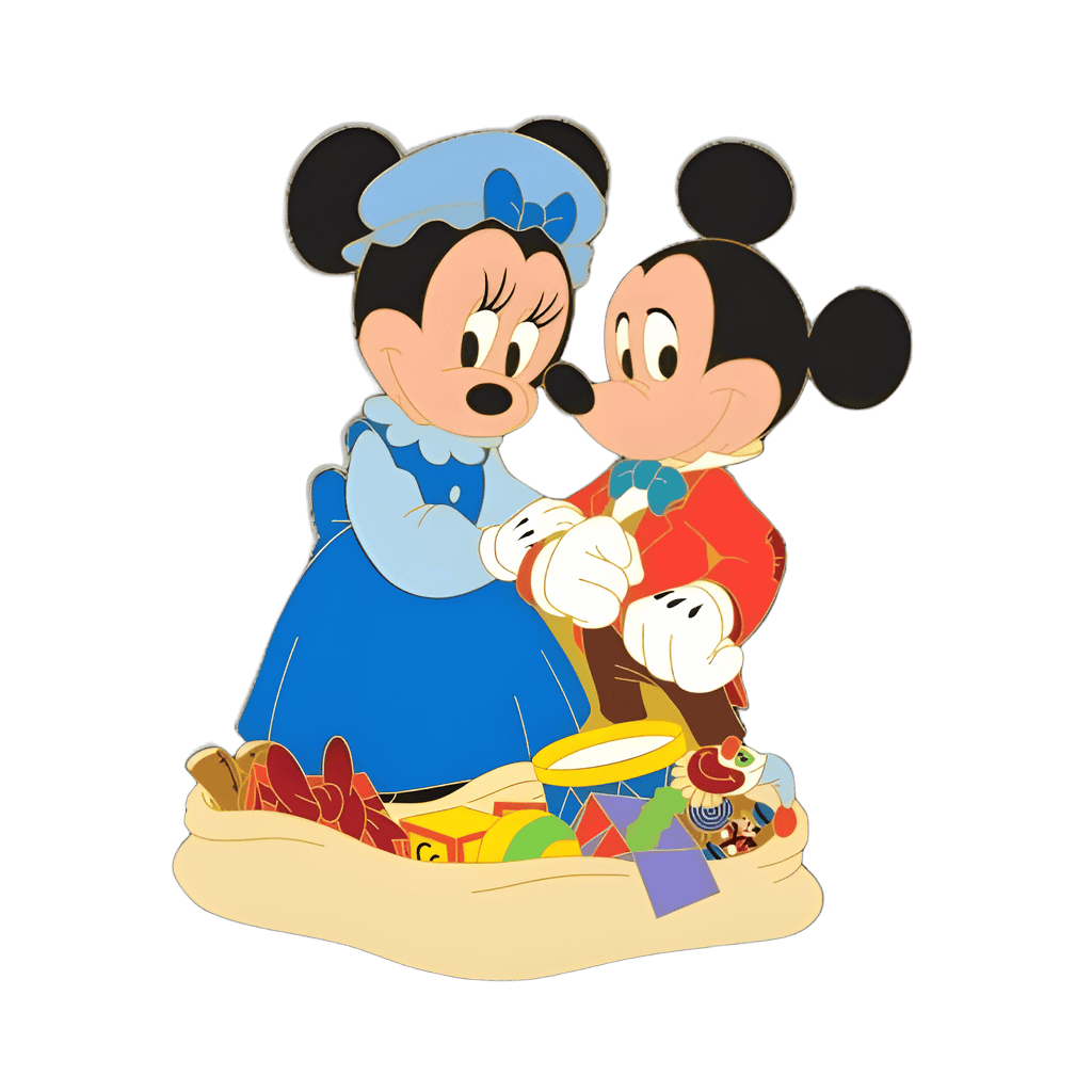 Mickey and Minnie as the Cratchits / A Christmas Carol Disney pin