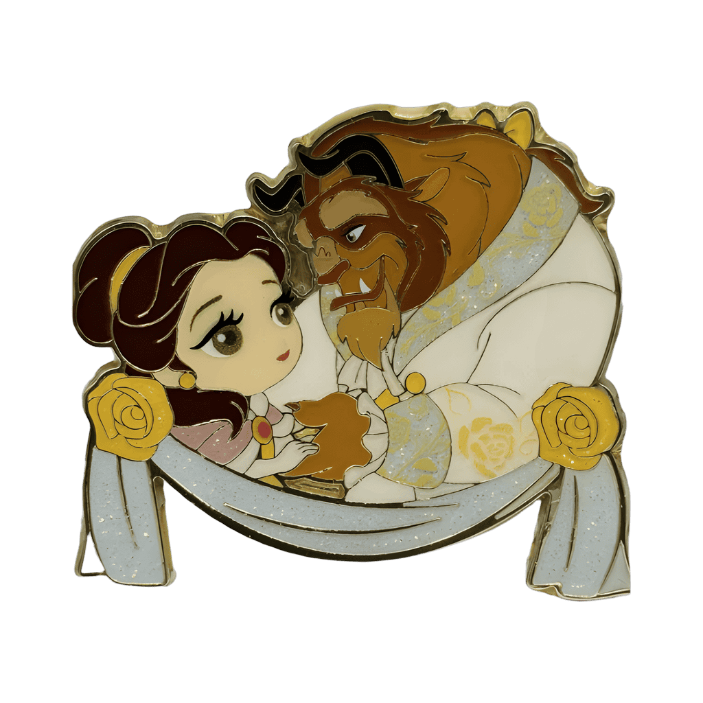 Belle and Beast Disney pin
