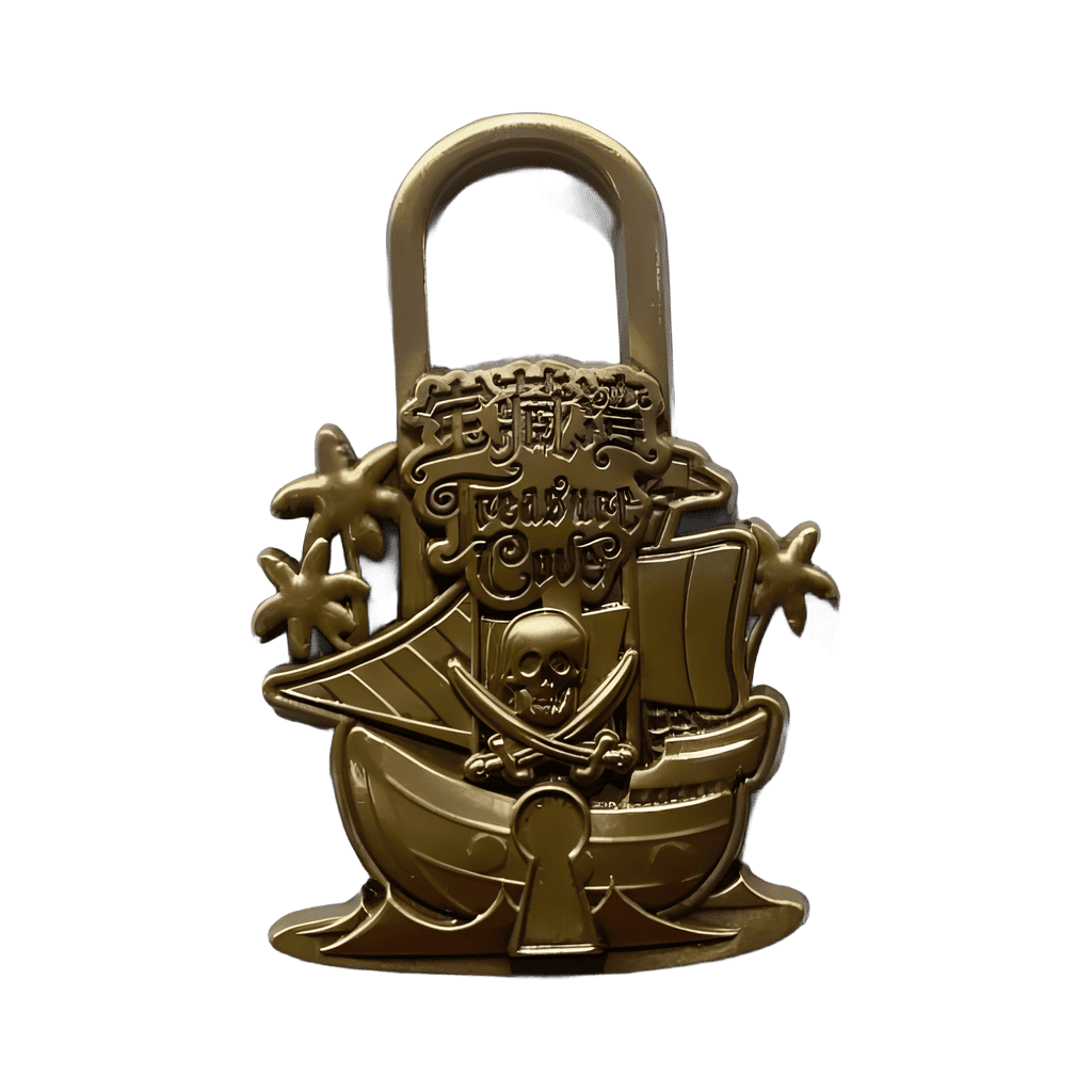 Treasure Cove Lock Disney pin