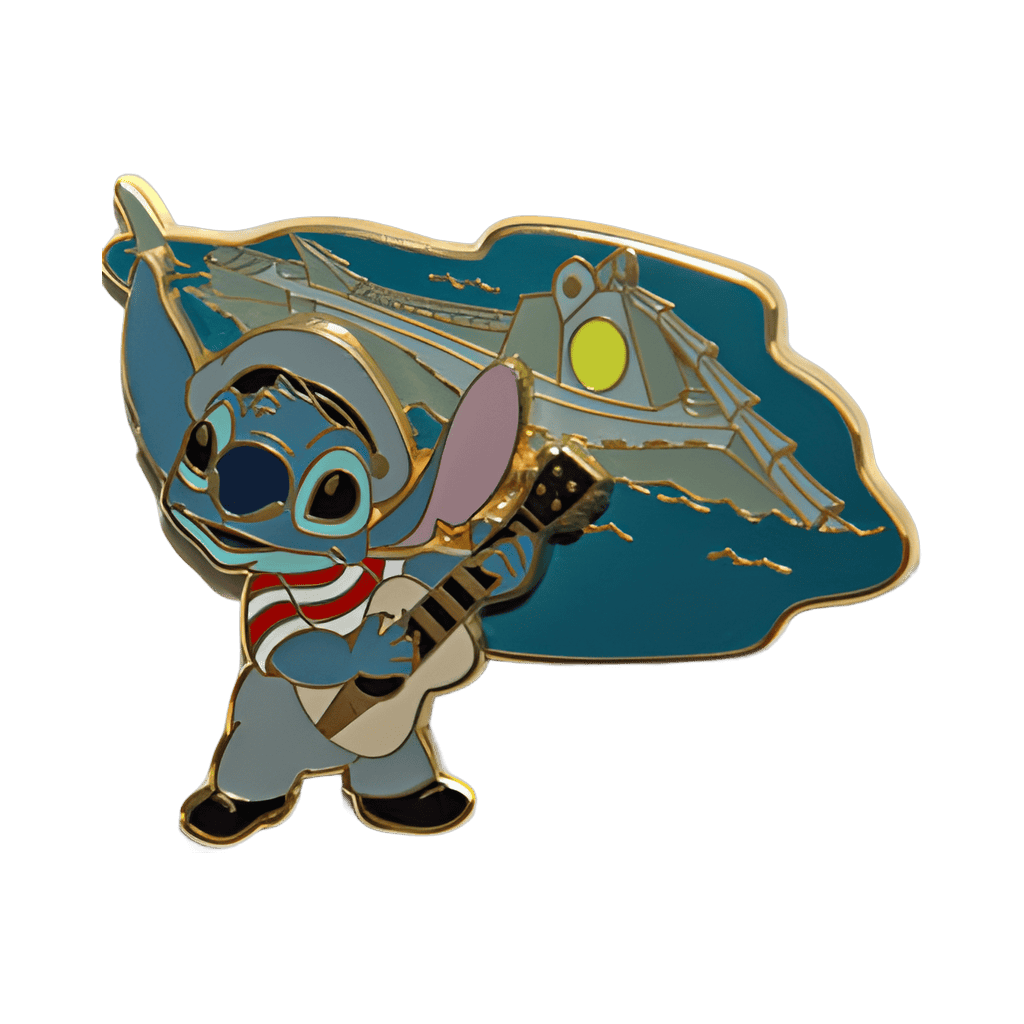 Stitch as Ned Land Disney pin