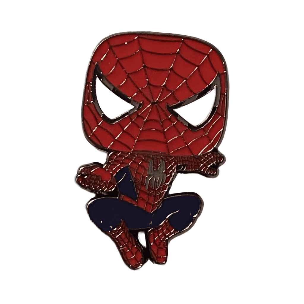 Spider-Man Pop! About to spray web Disney pin