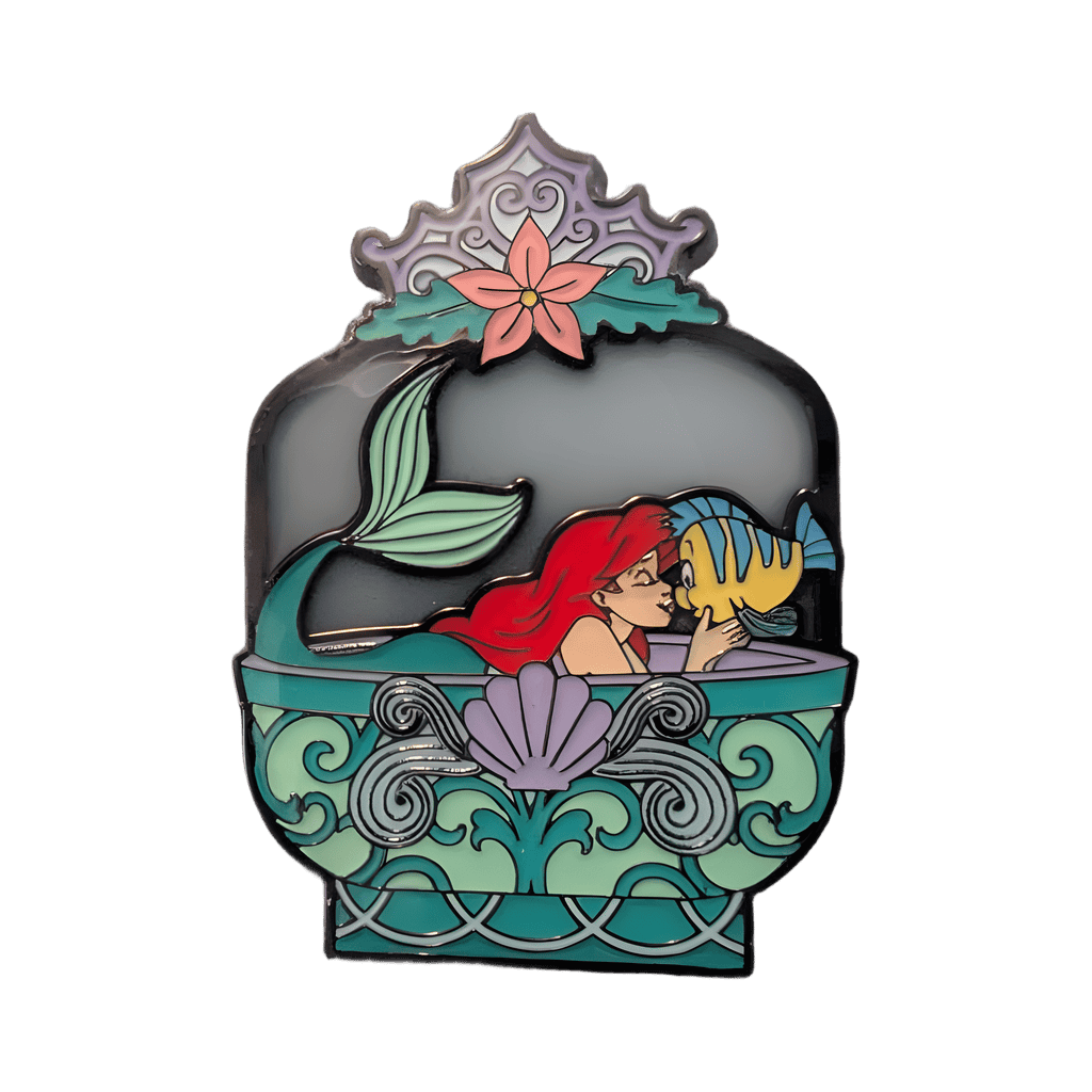 Ariel and Flounder Disney pin