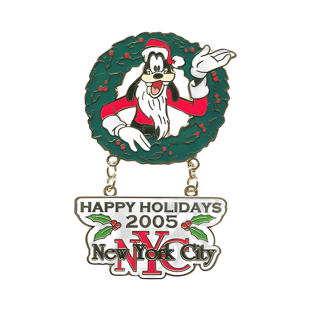 NYC WOD - Santa Goofy - Holidays 2005 Disney pin