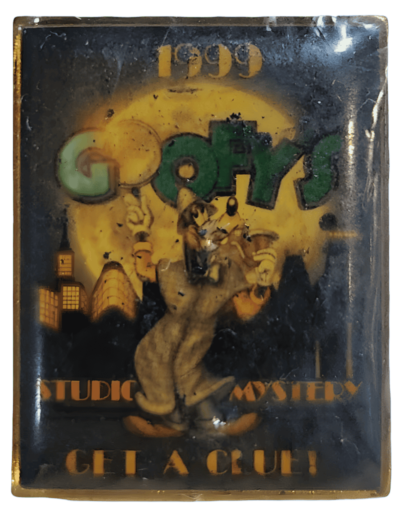 1999 - Goofy's Studio Mystery — Get A Clue! Disney pin