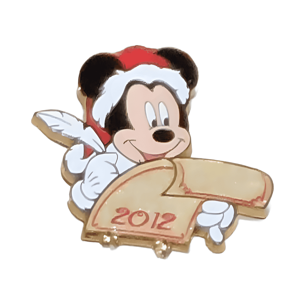 Santa mickey Disney pin