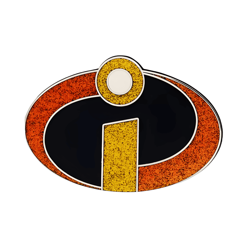 Incredibles Glitter Logo Disney pin