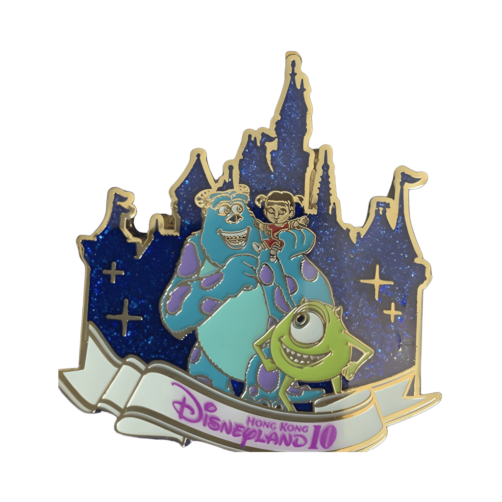 Monsters Inc Mike Sulley Boo Castle Disney pin