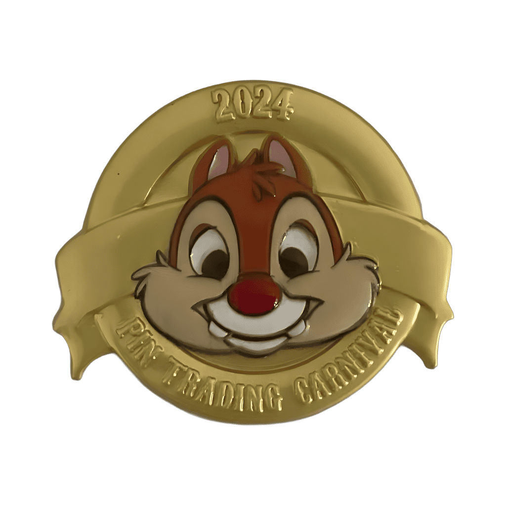 Dale (Gold) Disney pin
