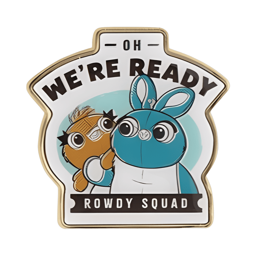 Oh We're Ready (Rowdy Squad) - Ducky and Bunny Disney pin