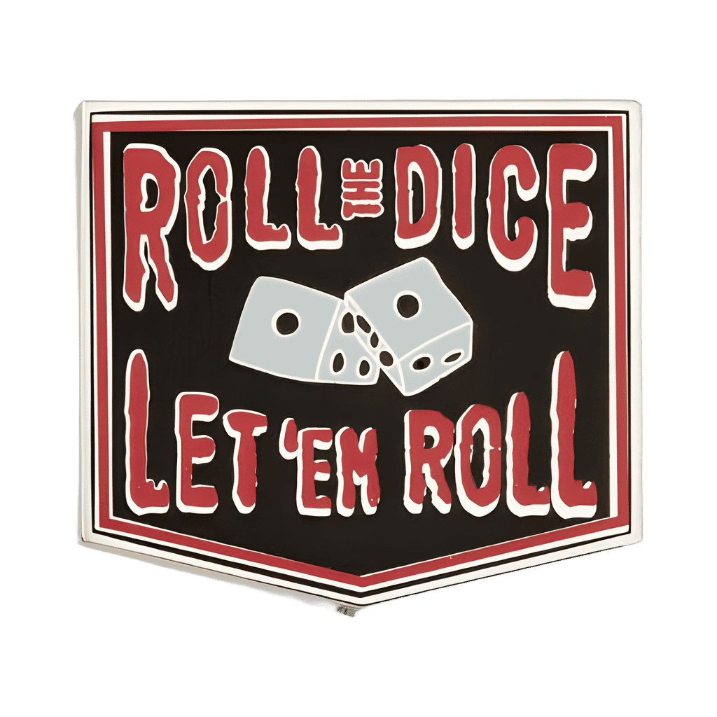 Roll the Dice Let 'Em Roll Disney pin