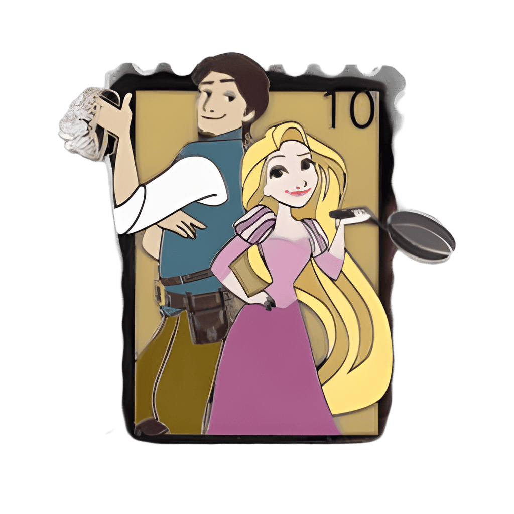 Rapunzel and Flynn Rider Disney pin