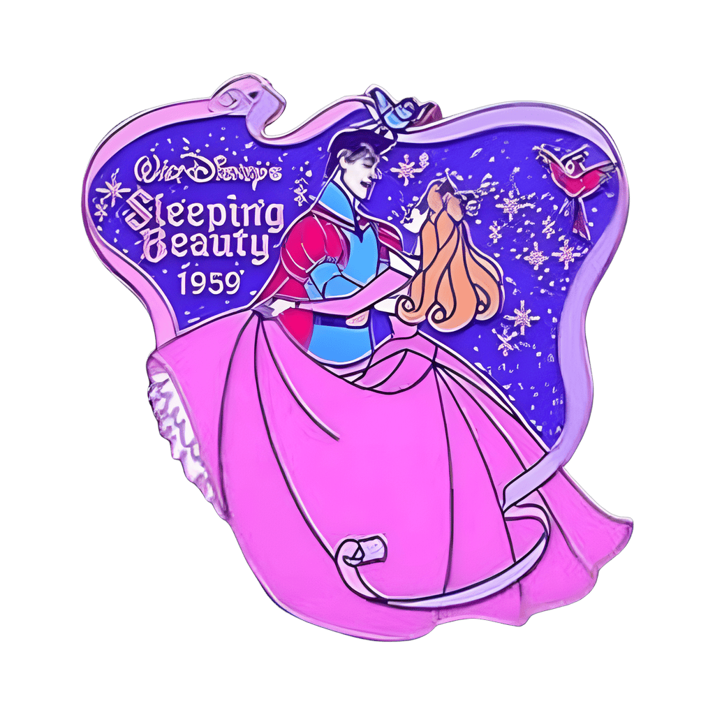 Aurora and Prince Phillip Dancing - 1959 Disney pin