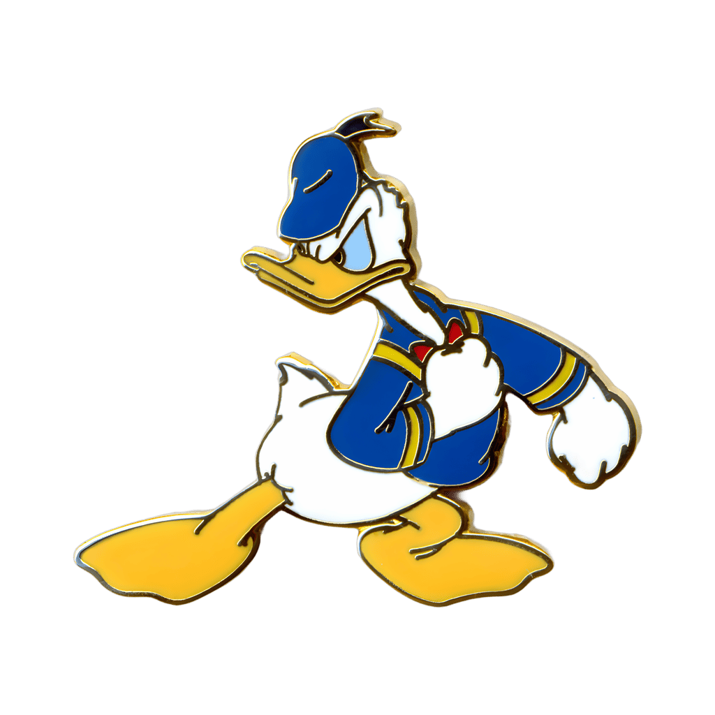 Donald Duck 65th Anniversary - Angry Pose Disney pin