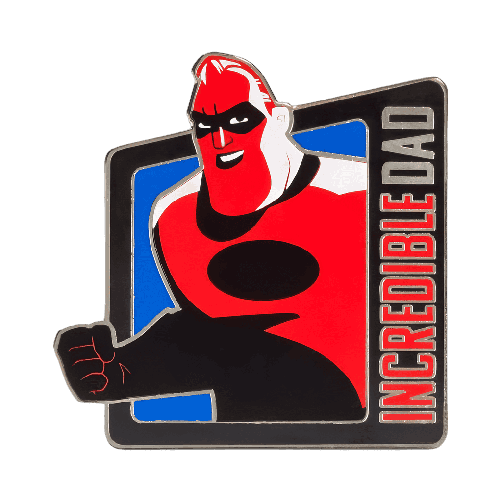 “Incredible Dad” Bob Tile Disney pin