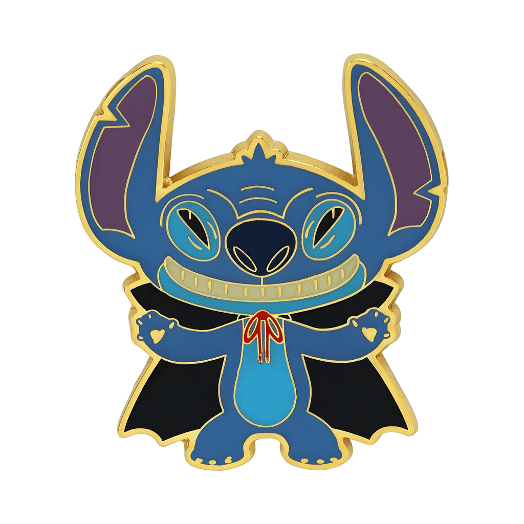 Stitch as a vampire Disney pin
