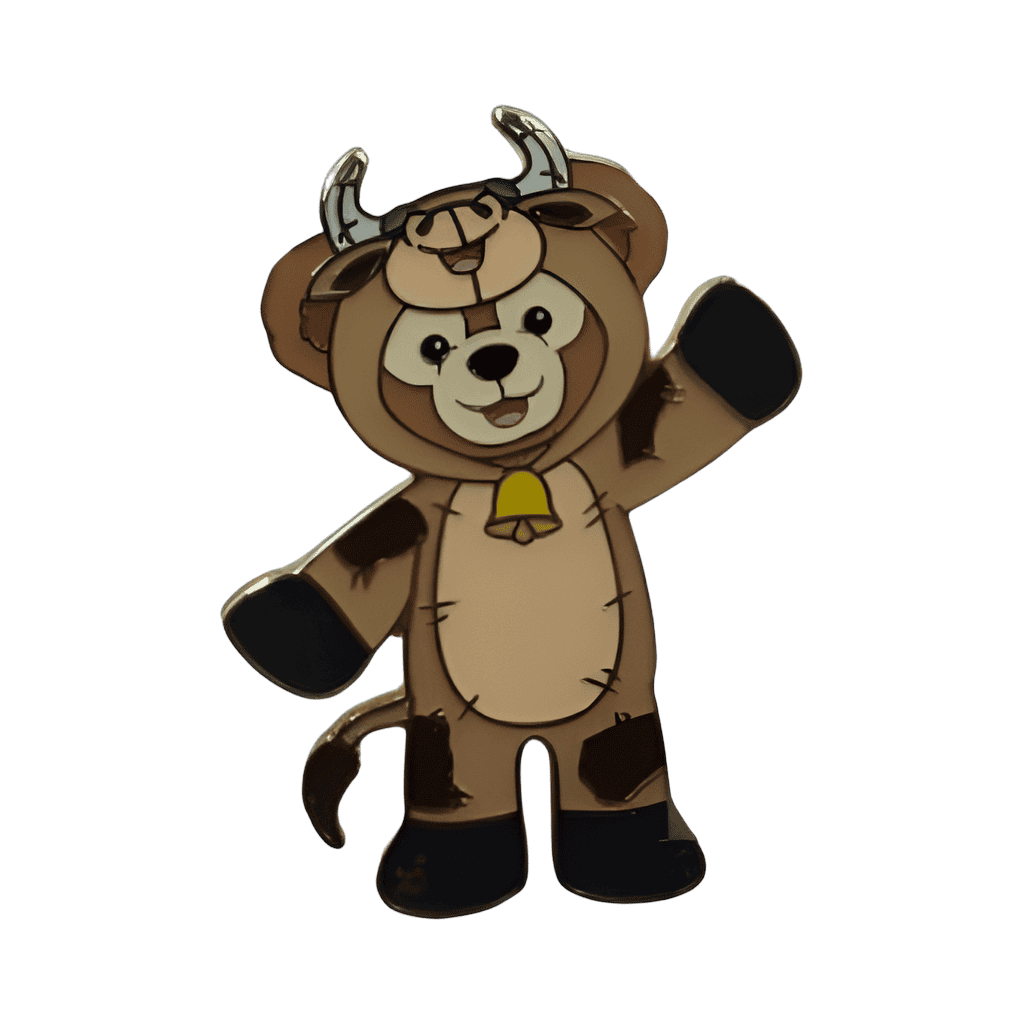 Duffy Dressed as a Bull Disney pin