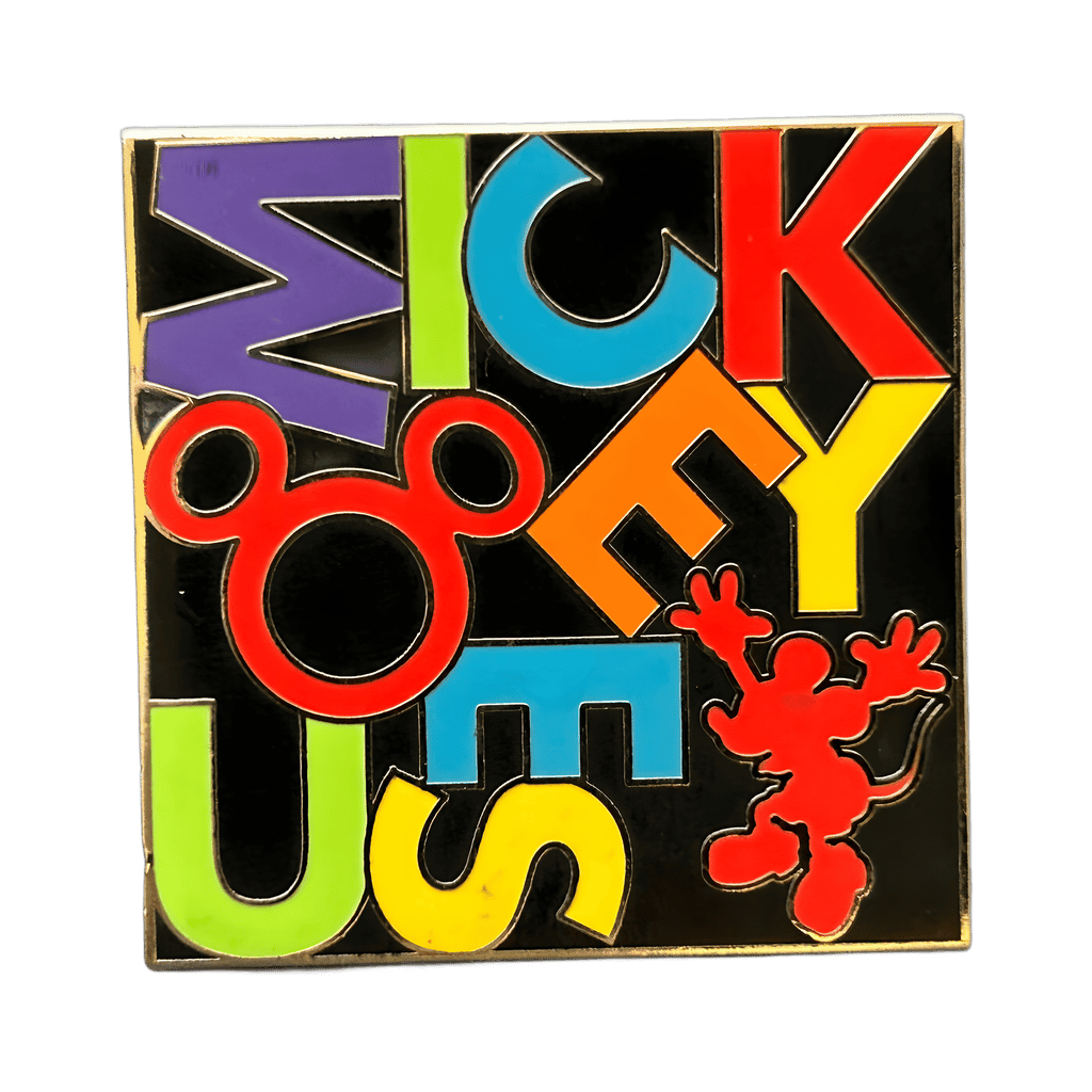 Mickey Mouse Letters Disney pin