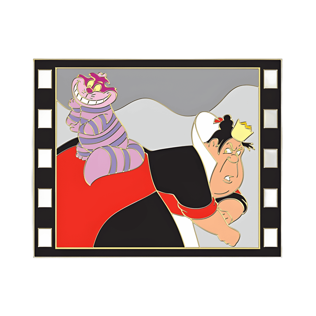 Queen of Hearts with Cheshire Cat Disney pin