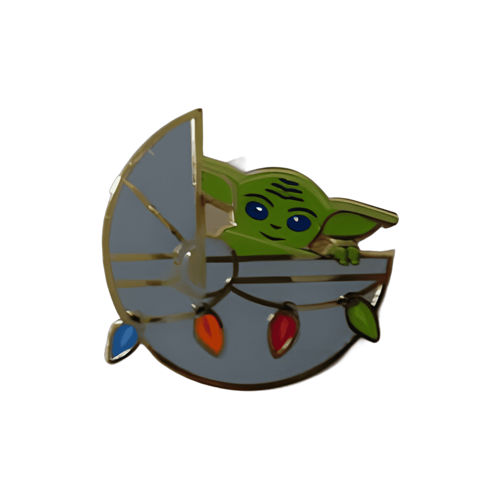 The Child Noel Grogu Christmas Lights Disney pin