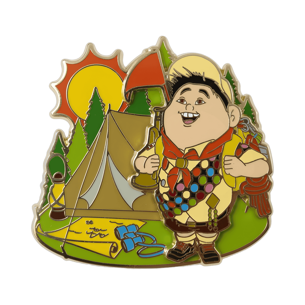 Russell Camping Disney pin