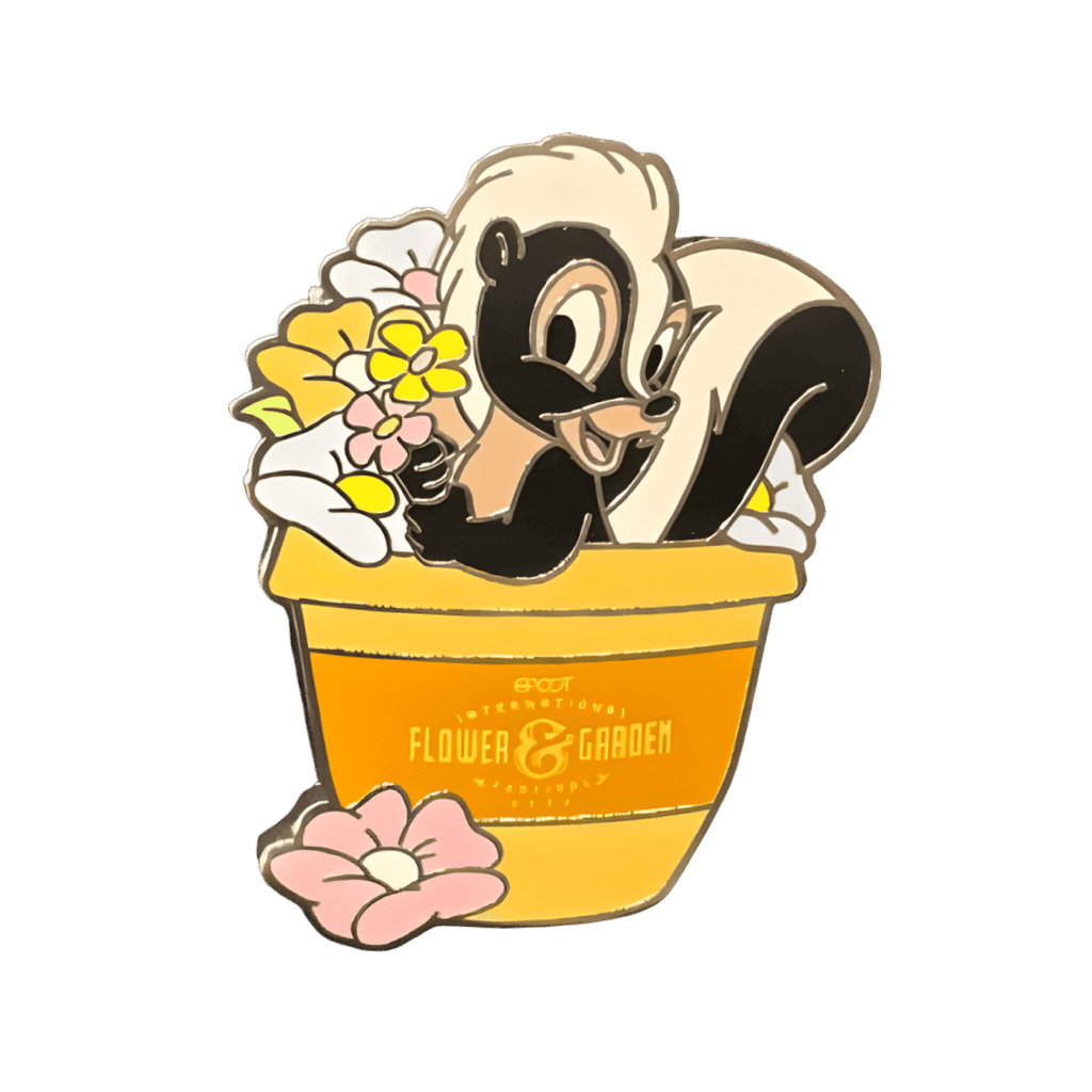 Flower in Flower Pot Disney pin