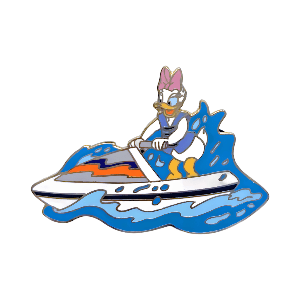 Daisy Duck Riding a Jet Ski Disney pin