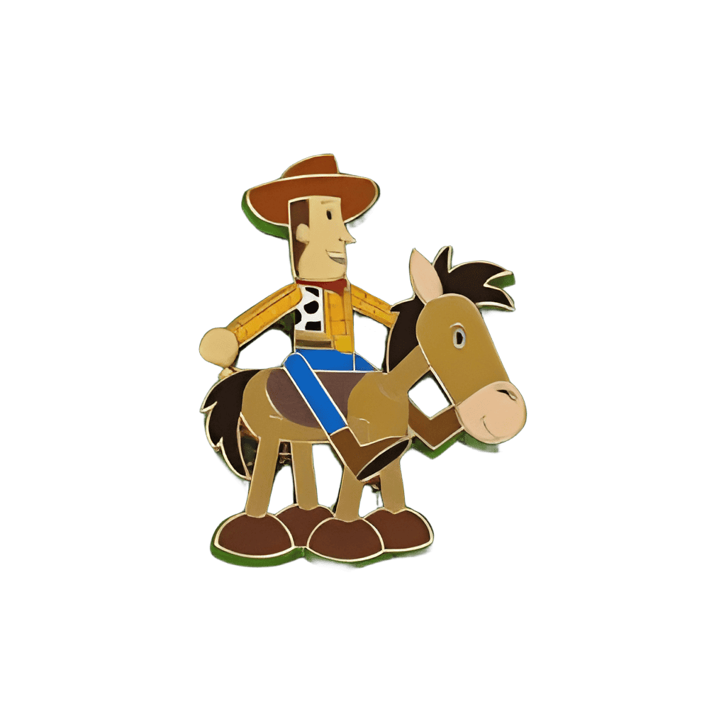 Woody and Bullseye - it’s a small world Disney pin