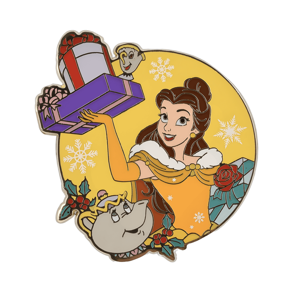 Holiday Belle Disney pin