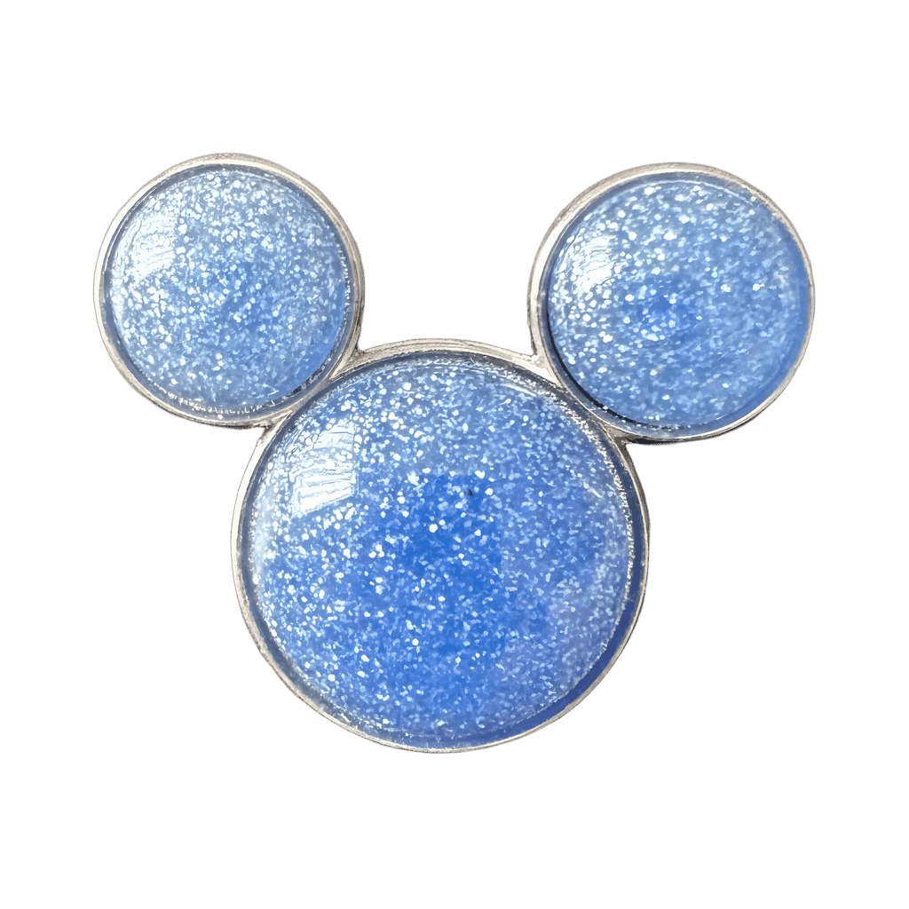 Mickey Mouse Icon - Blue Glitter Disney pin