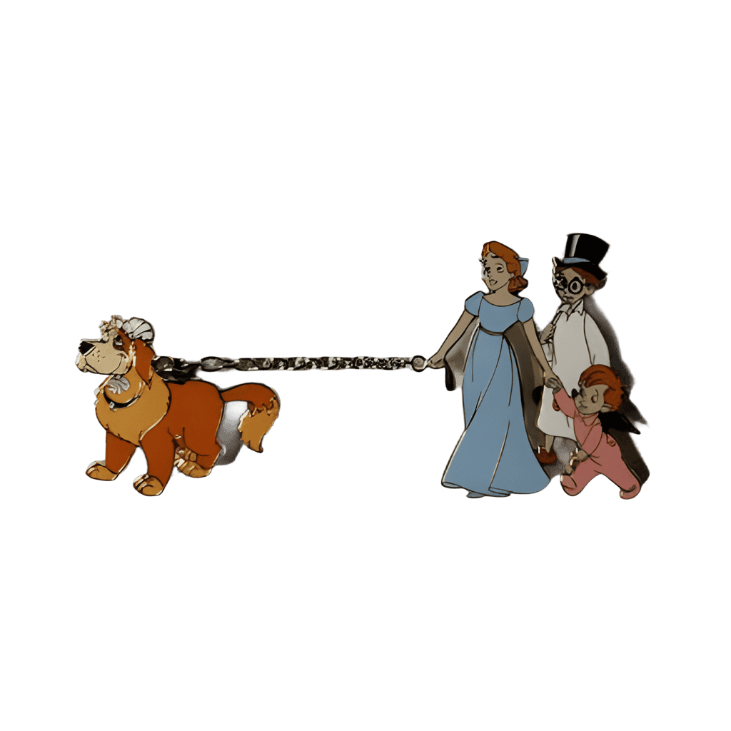 Nana, Wendy, John and Michael Disney pin