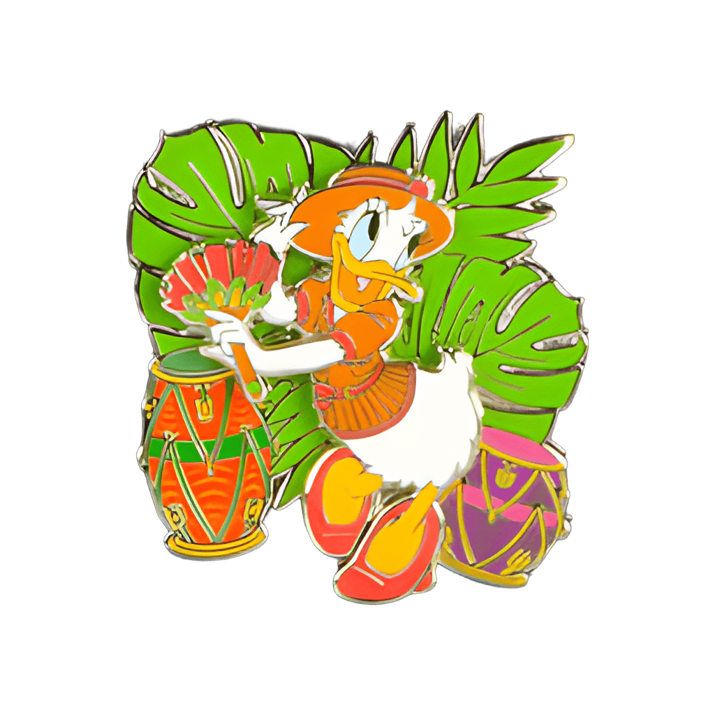 Daisy Duck with Fan Disney pin