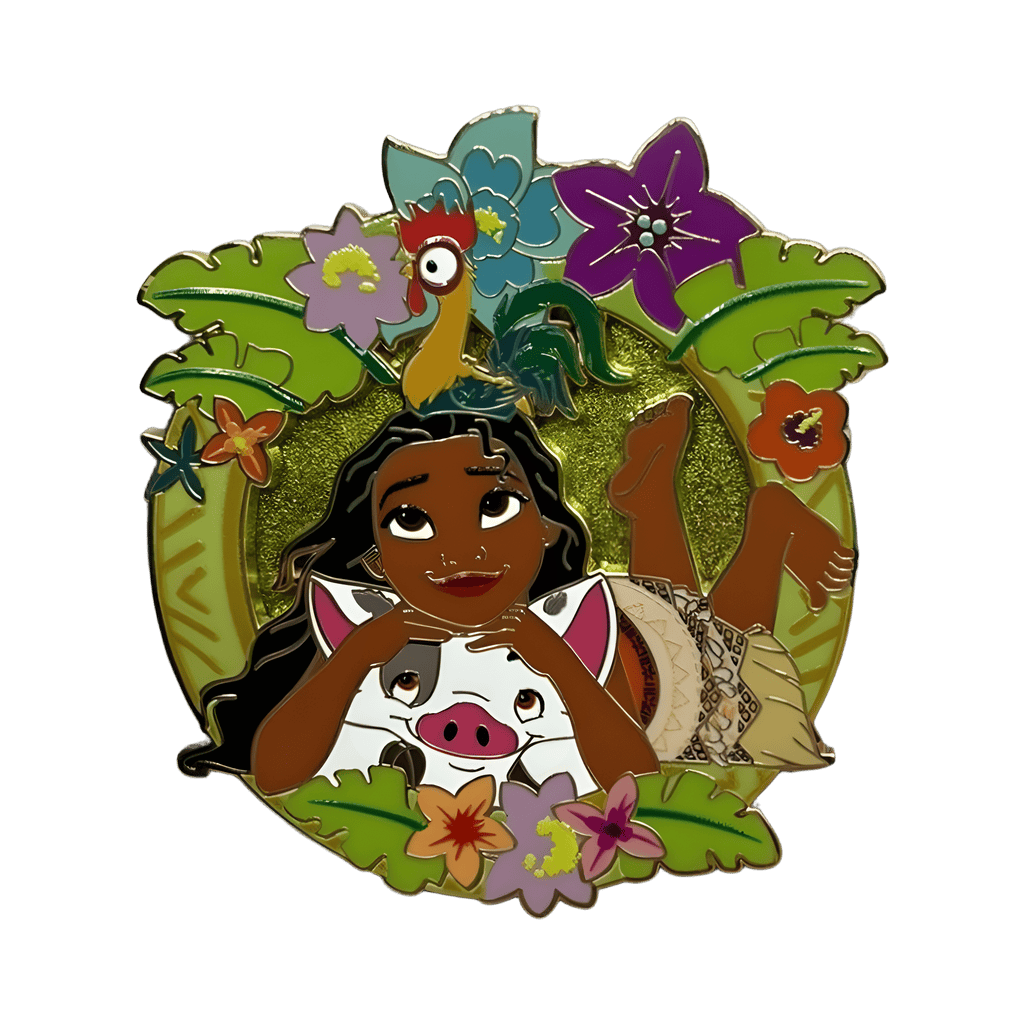 Moana Hei Hei and Pua Daydreaming Disney pin