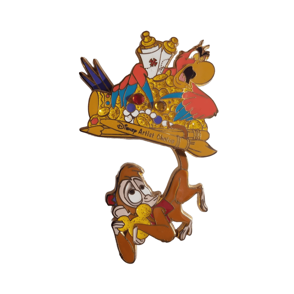 Abu and Iago Disney pin