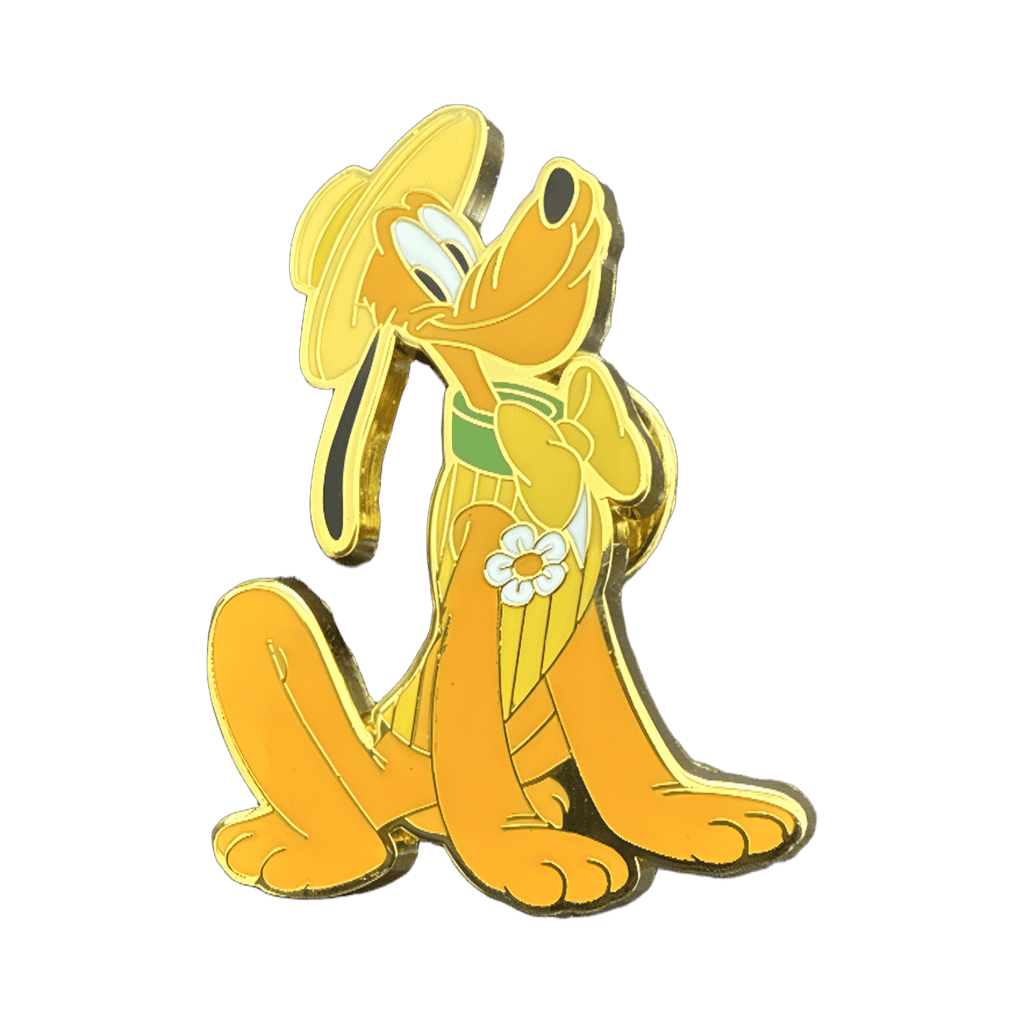 Pluto as a Main Street DAPPER DAN Disney pin