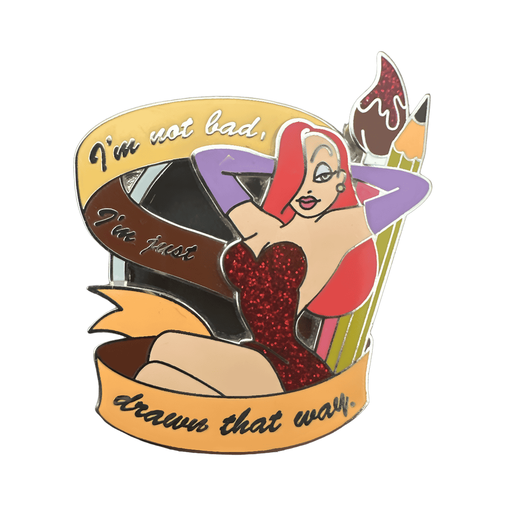 Jessica Rabbit “I’m Not Bad, I’m Just Drawn That Way” Disney pin