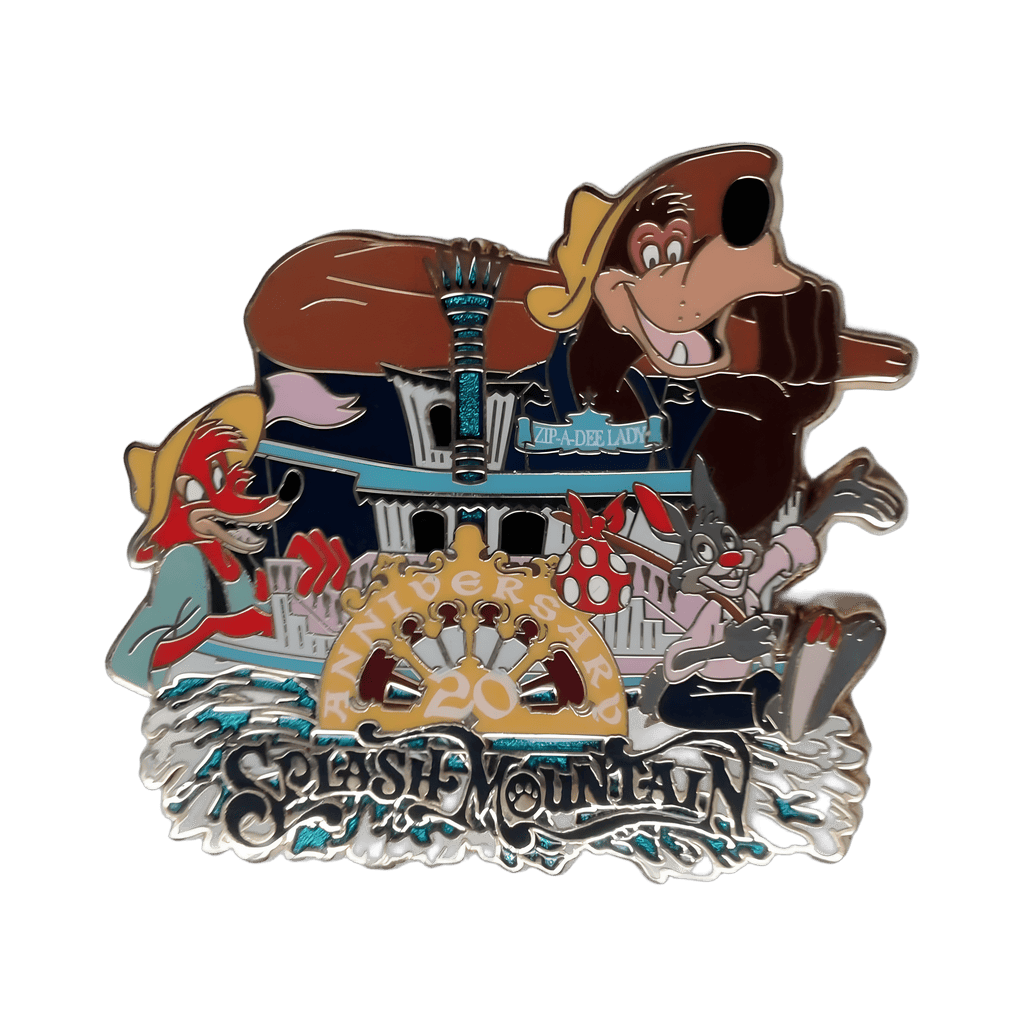20th Anniversary Pin - Splash Mountain #2 Disney pin