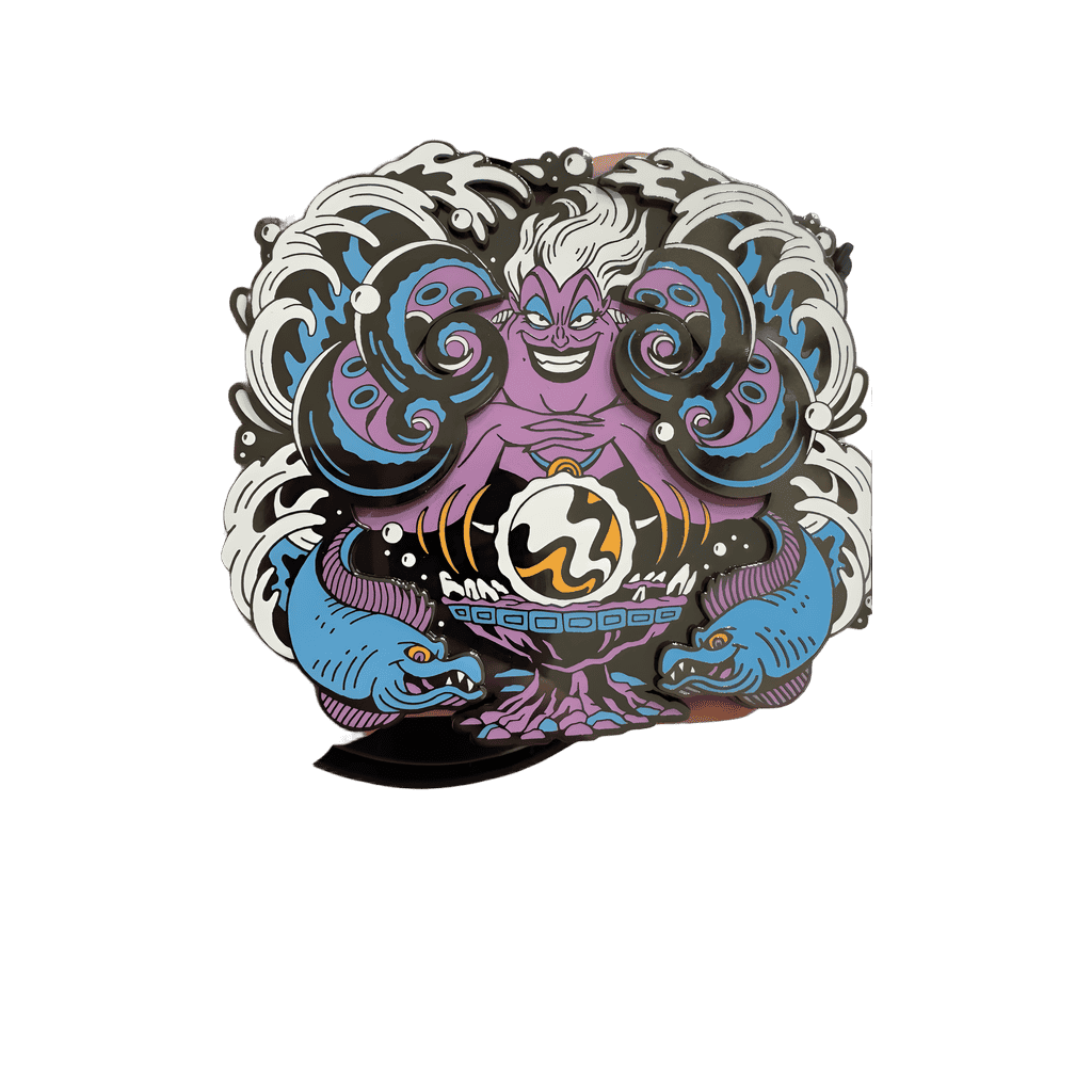 Ursula with Flotsam & Jetsam Disney pin