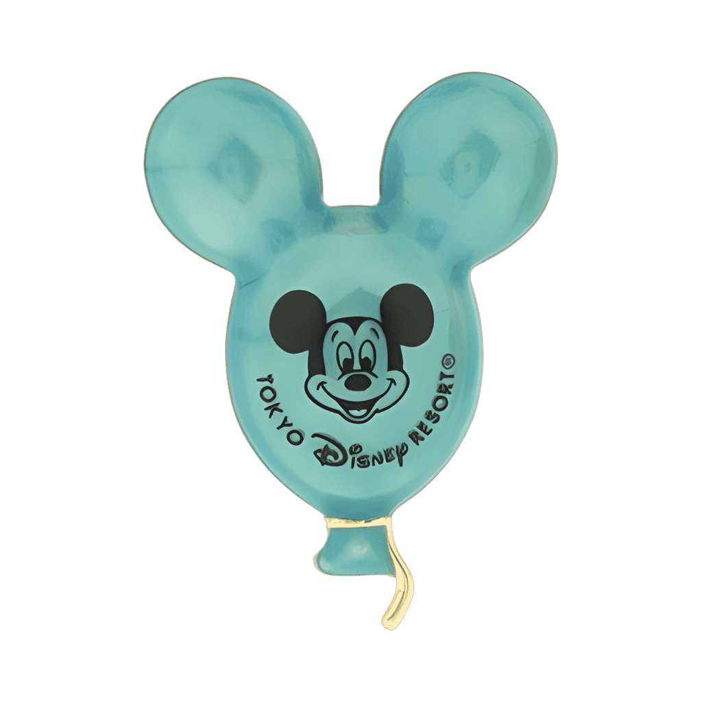 Teal Mickey Balloon Disney pin