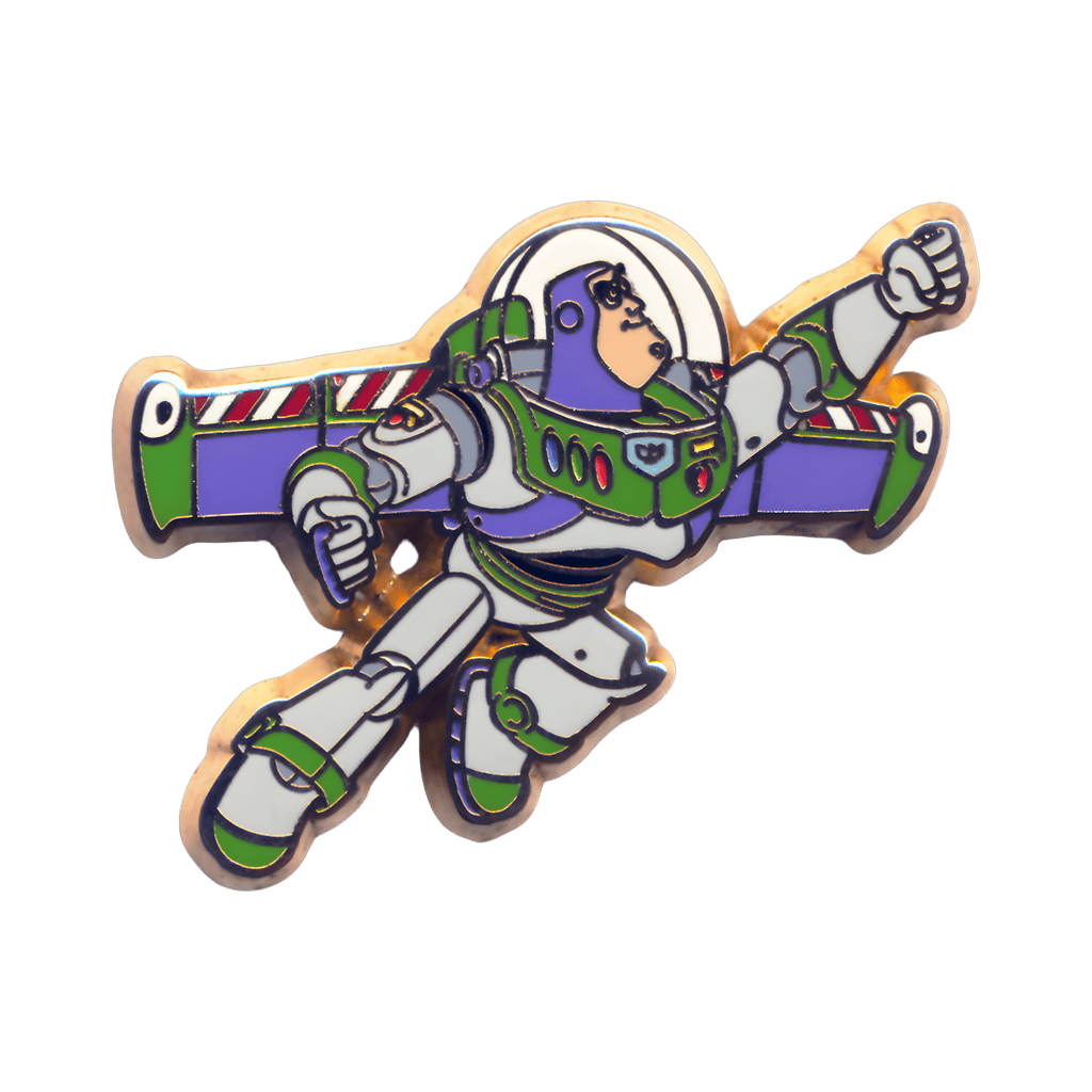 Buzz Taking Off to the Right Disney pin