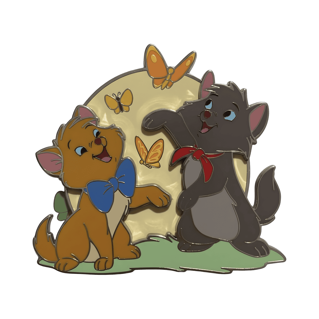 Toulouse and Berlioz Disney pin