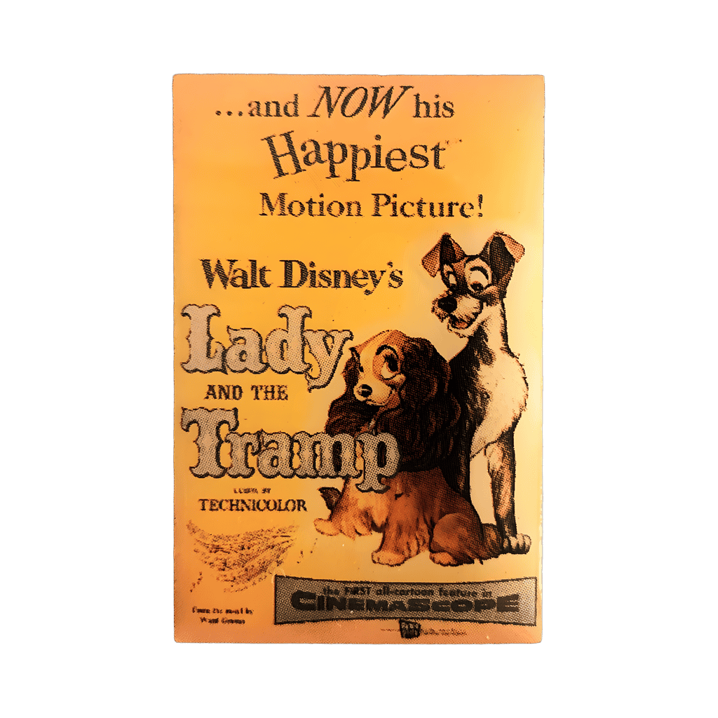 Lady and the Tramp Theatrical Poster Disney pin
