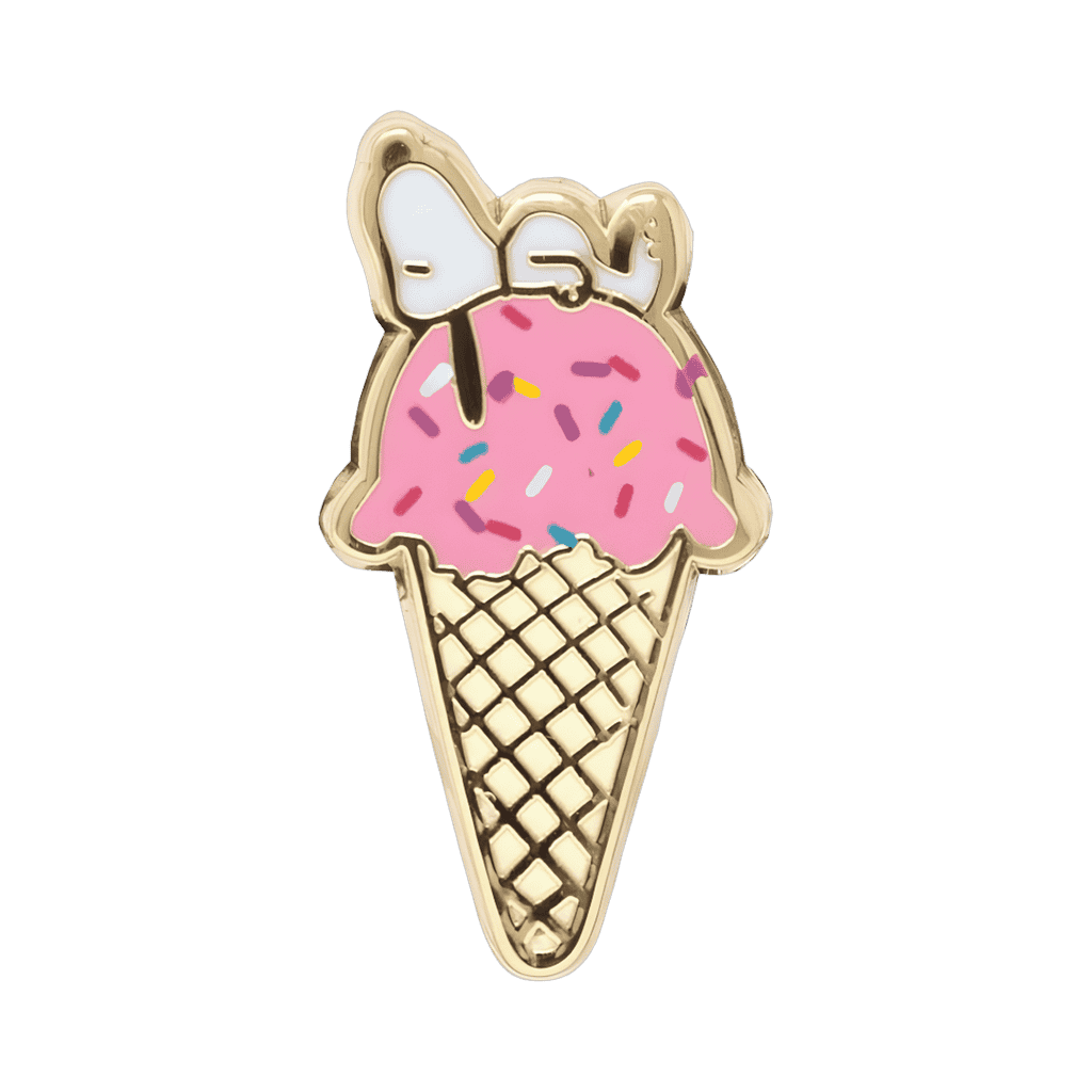 Mini snoopy ice cream cone Disney pin