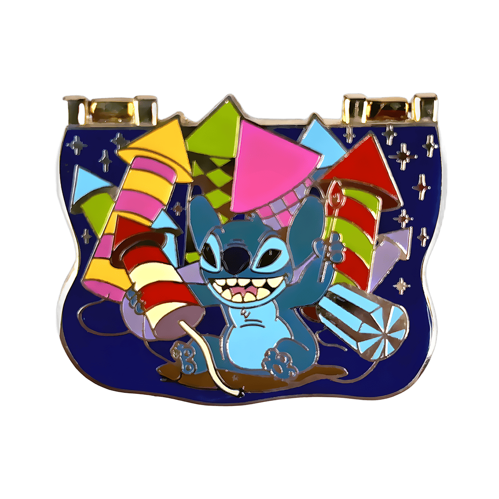 Stitch’s Fireworks Display Disney pin