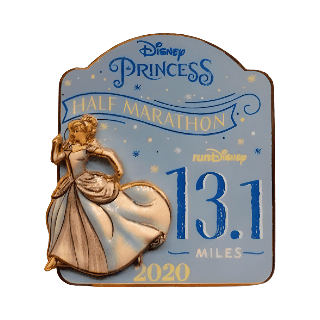 Fairytale Challenge 2020 - 13.1 Miles - Cinderella Disney pin