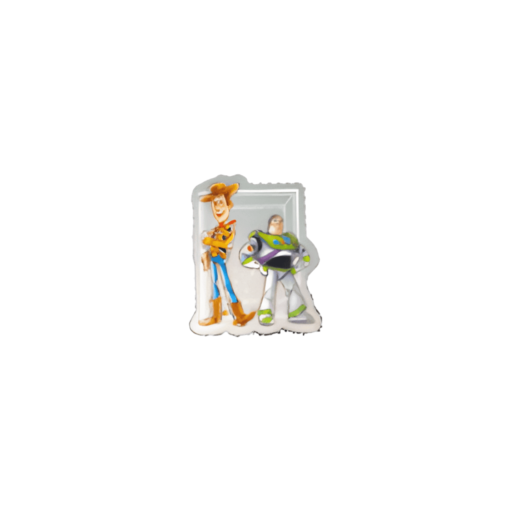 Buzz and Woody on Faceted Gem Disney pin