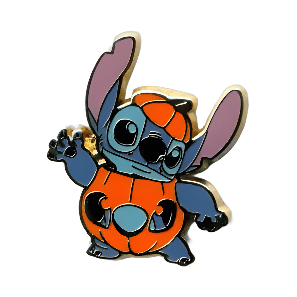 Pumpkin Stitch Disney pin