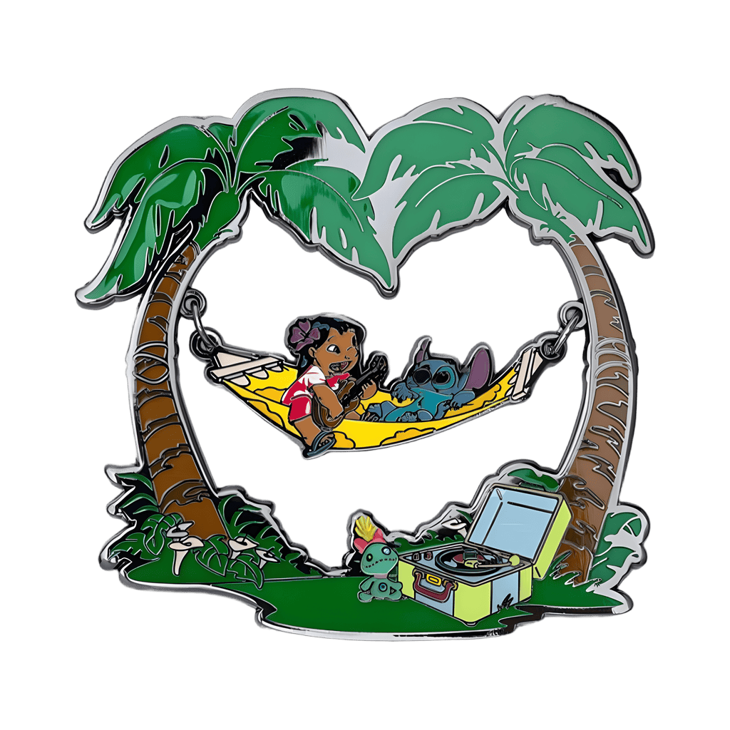Lilo & Stitch Hanging in Hammock Disney pin