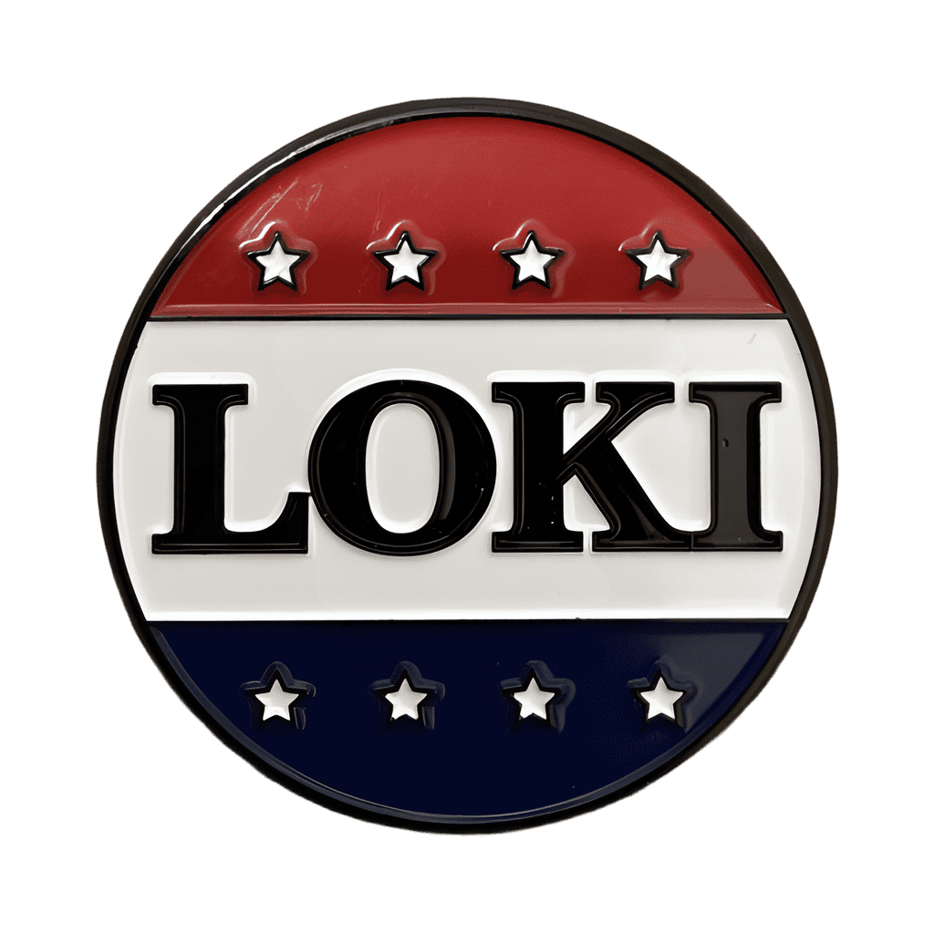 President Loki Button and Alligator Loki Pin 2-Pack - Loki Button Disney pin